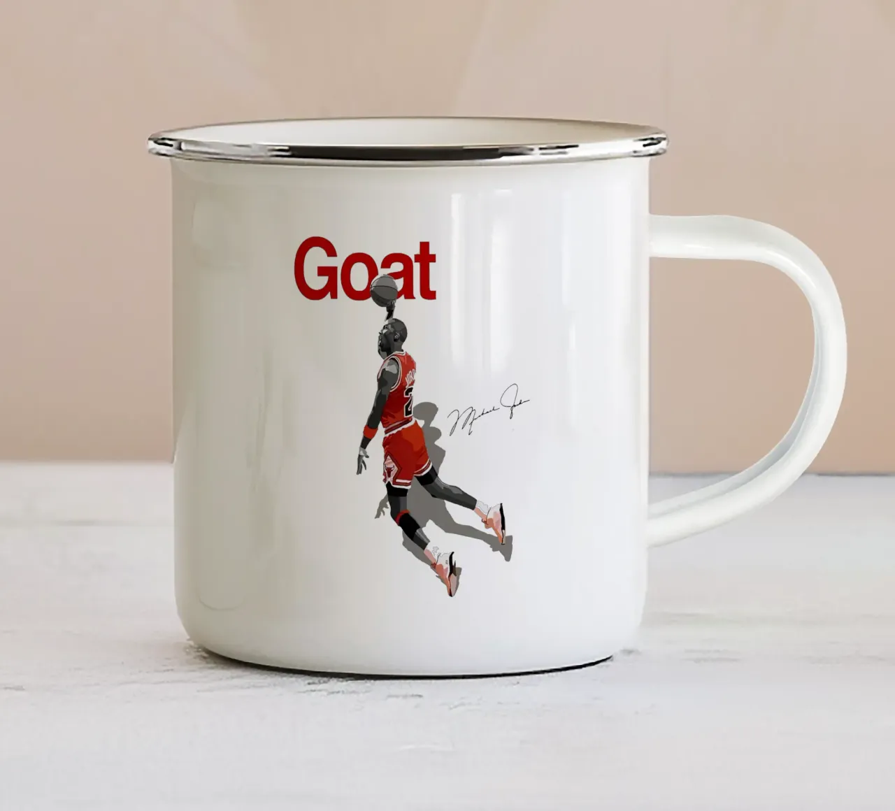 Capra MJ tazza in smalto da Jordan shop
