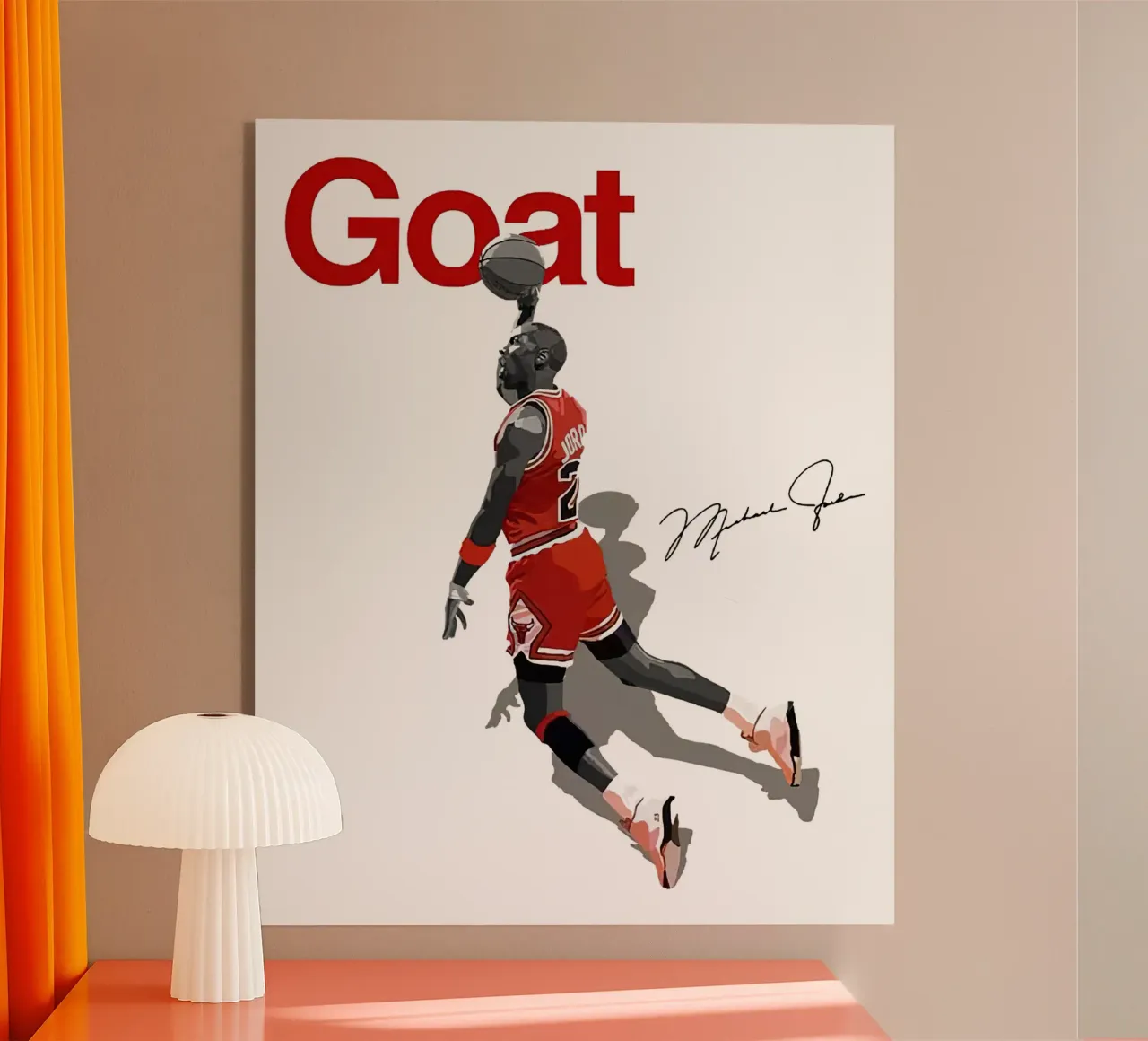 Capra MJ plexiglass da Jordan shop