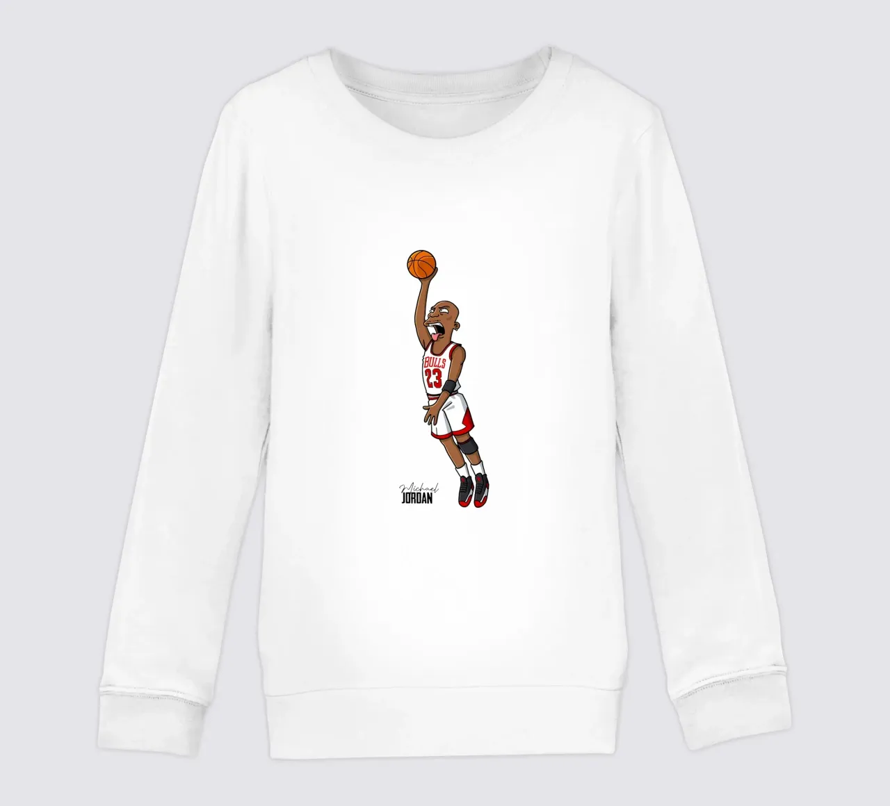Cartone animato di Michael Jordan felpa bambino da Jordan shop