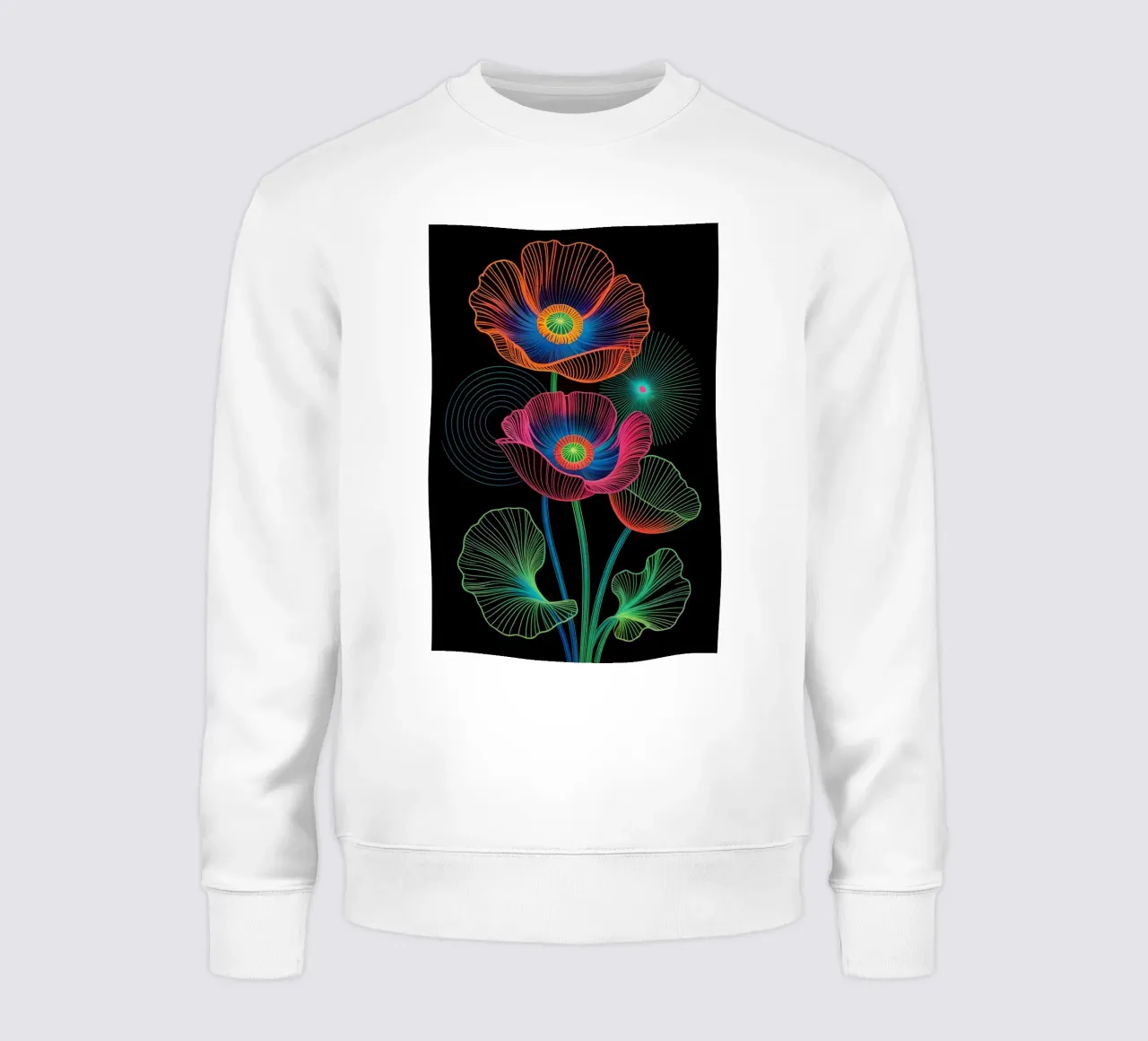 Flower Neon felpa da Jeff Studio