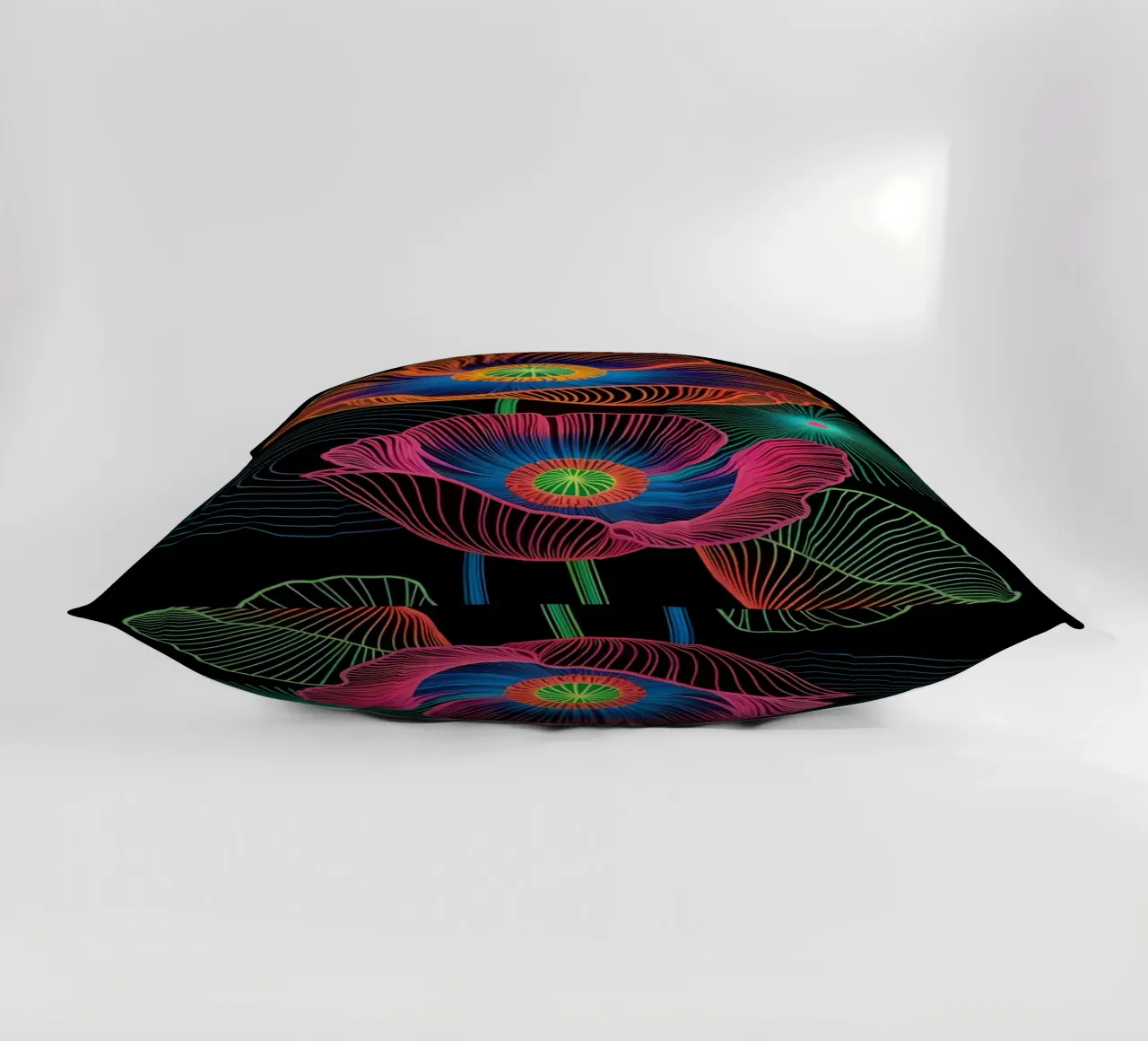 Flower Neon cuscino da Jeff Studio