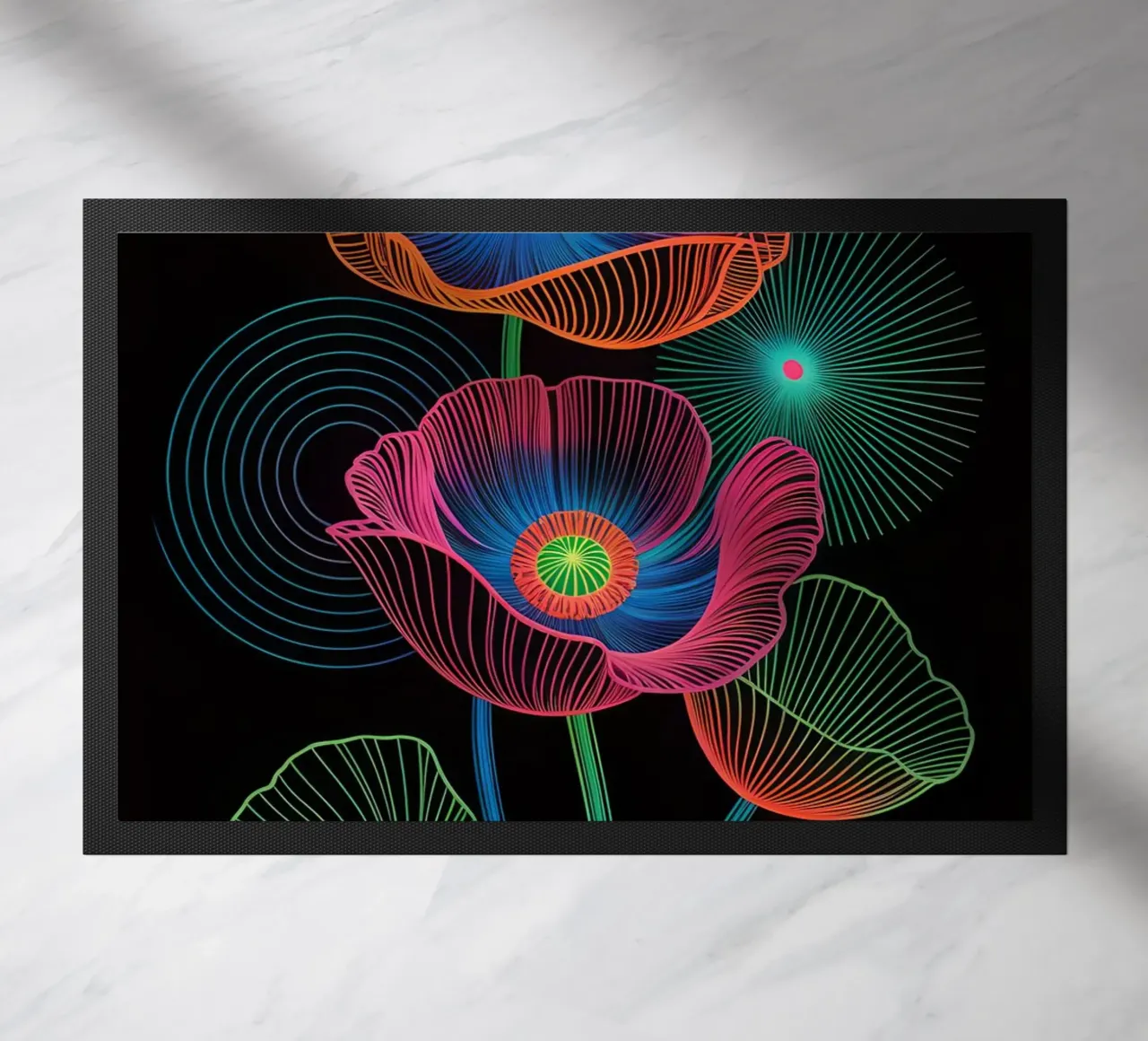 Flower Neon zerbino da Jeff Studio