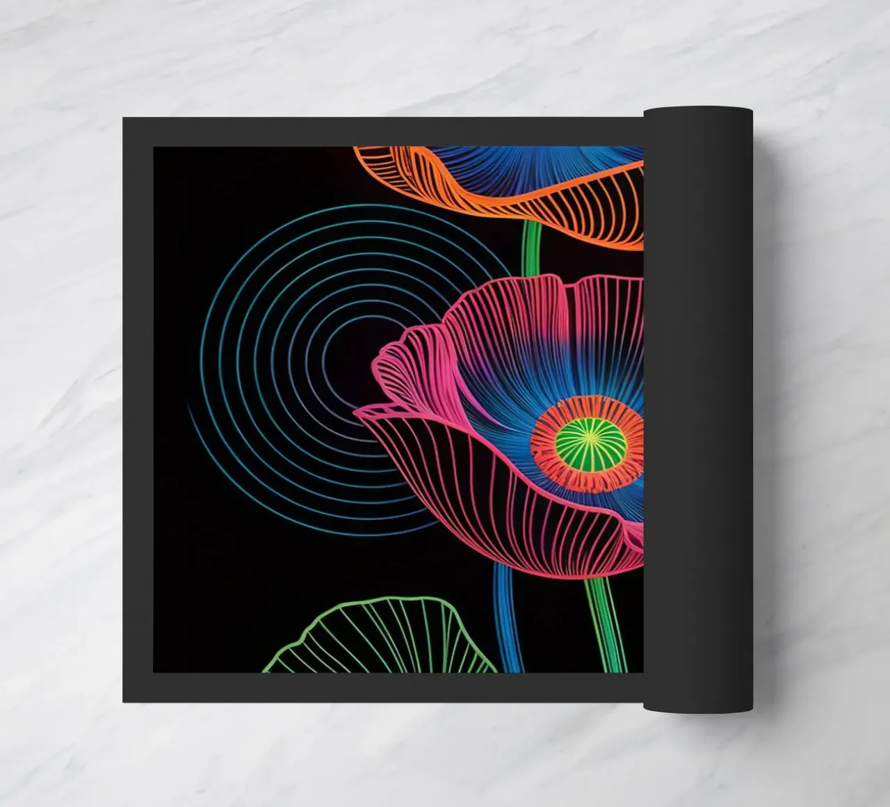 Flower Neon zerbino da Jeff Studio