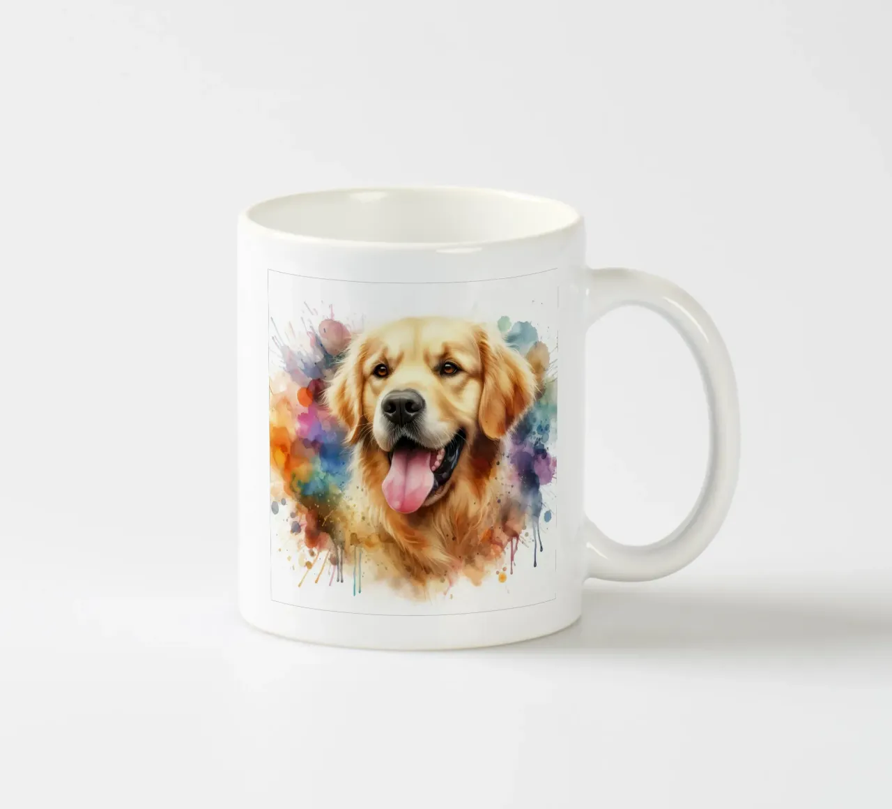 Ritratto ad acquerello del Golden Retriever tazza in ceramica da 🥝 KIWI STORE
