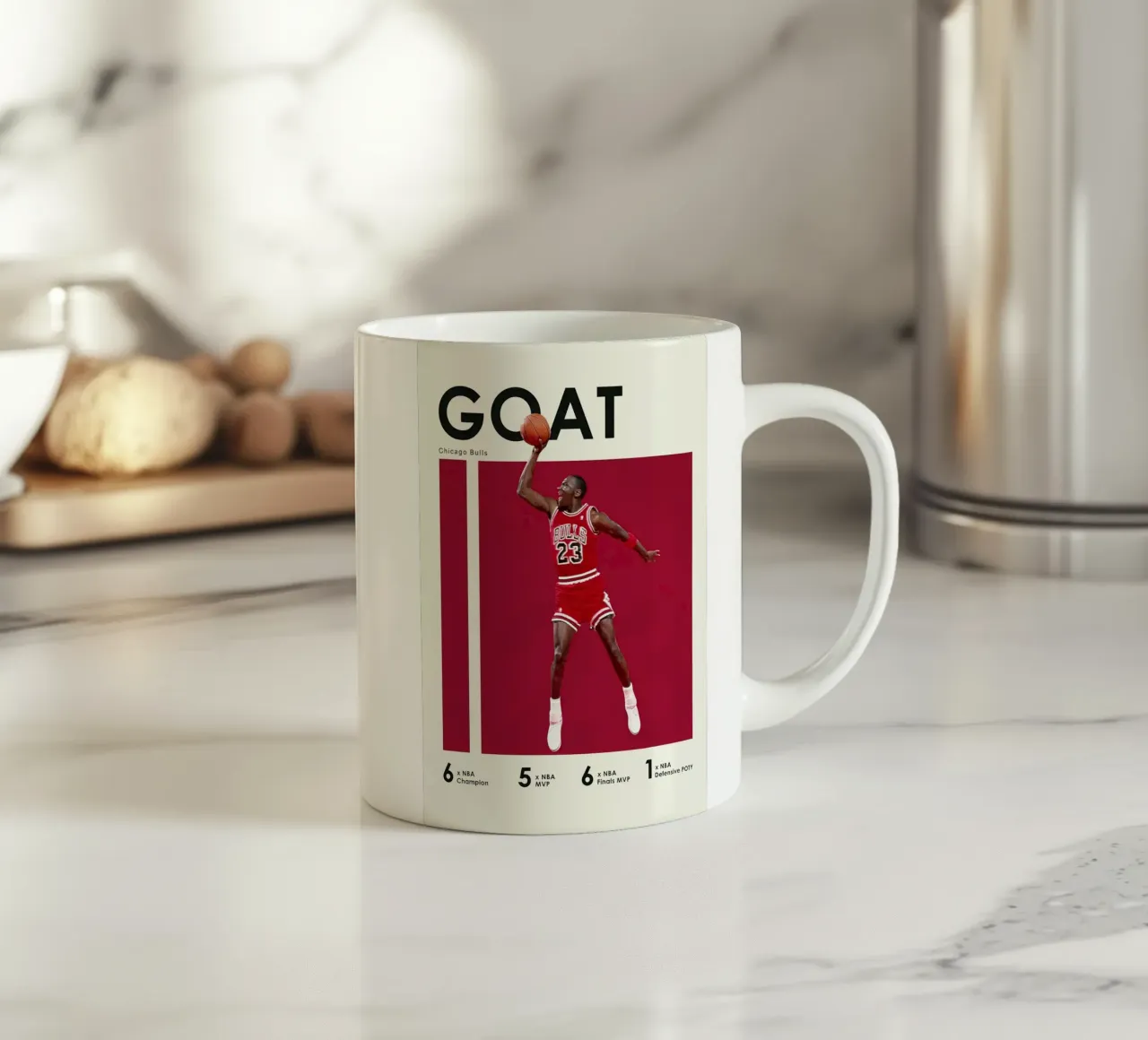 michael jordan capra tazza in ceramica da Jordan shop