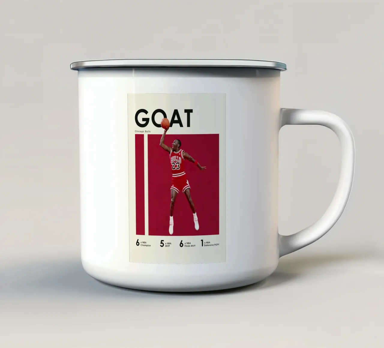 michael jordan capra tazza in smalto da Jordan shop