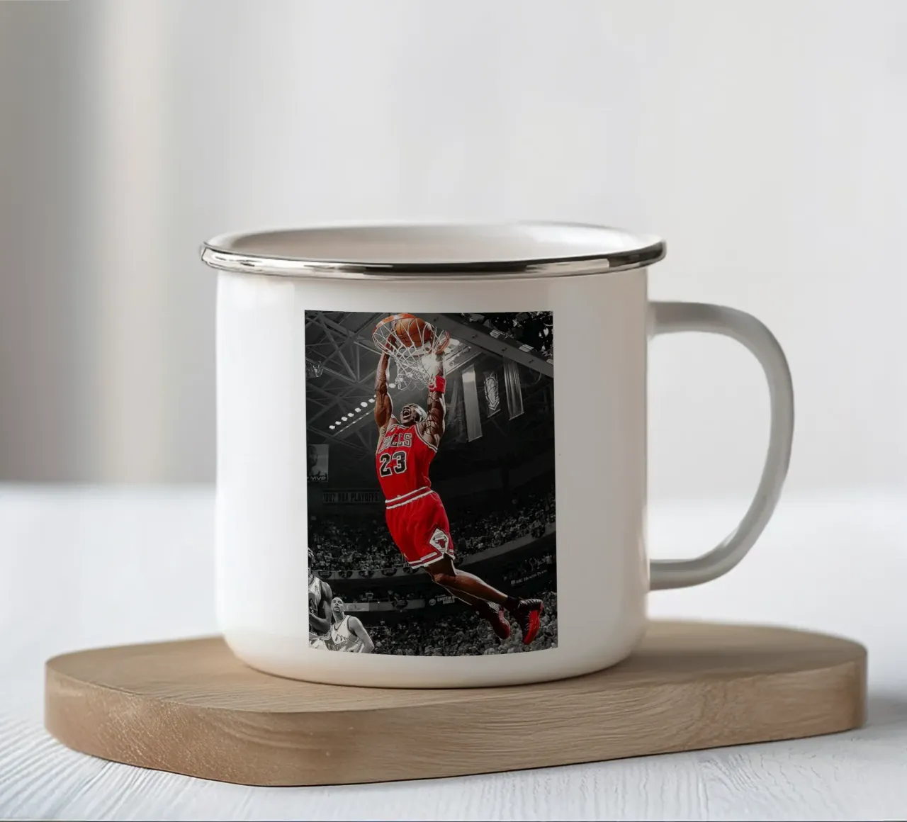 Michael Jordan Dunk Basket NBA tazza in smalto da Jordan shop