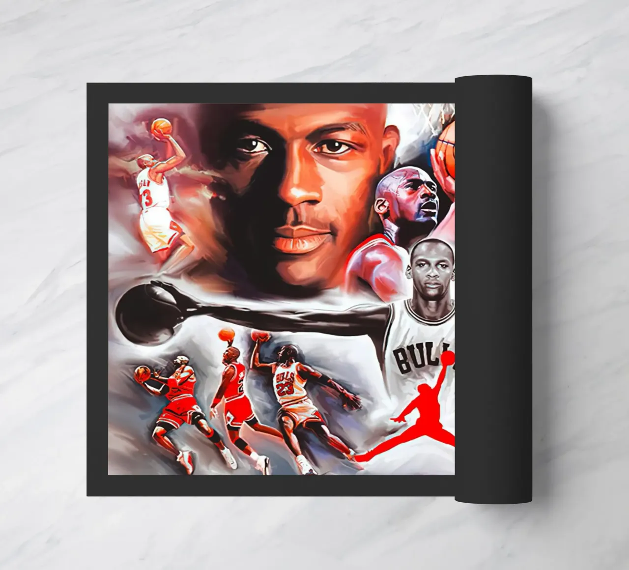 collage di michael jordan zerbino da Jordan shop