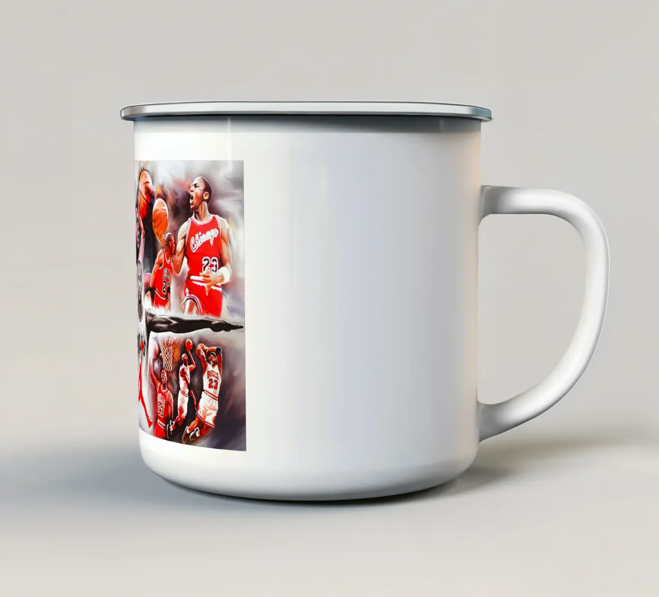 collage di michael jordan tazza in smalto da Jordan shop