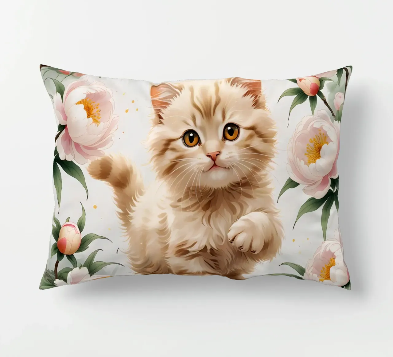Cat Flower cuscino da Jeff Studio