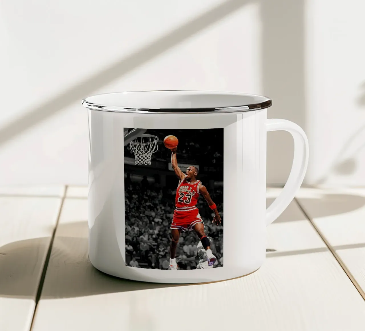Michael Jordan Slam Dunk Air Basket tazza in smalto da Jordan shop
