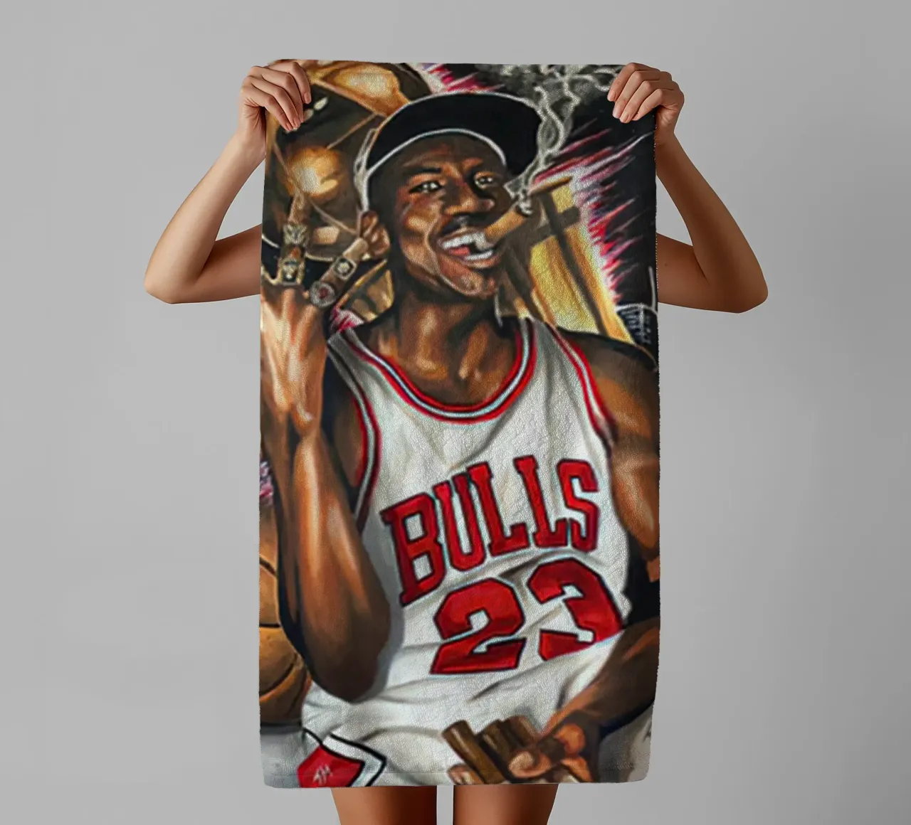 Fumo di Michael Jordan asciugamano da bagno da Jordan shop