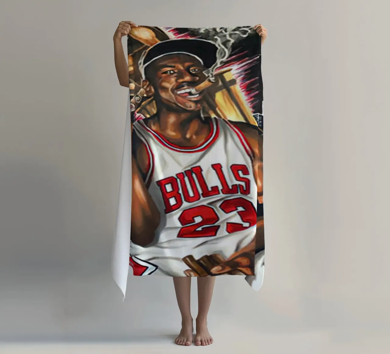 Fumo di Michael Jordan telo mare da Jordan shop