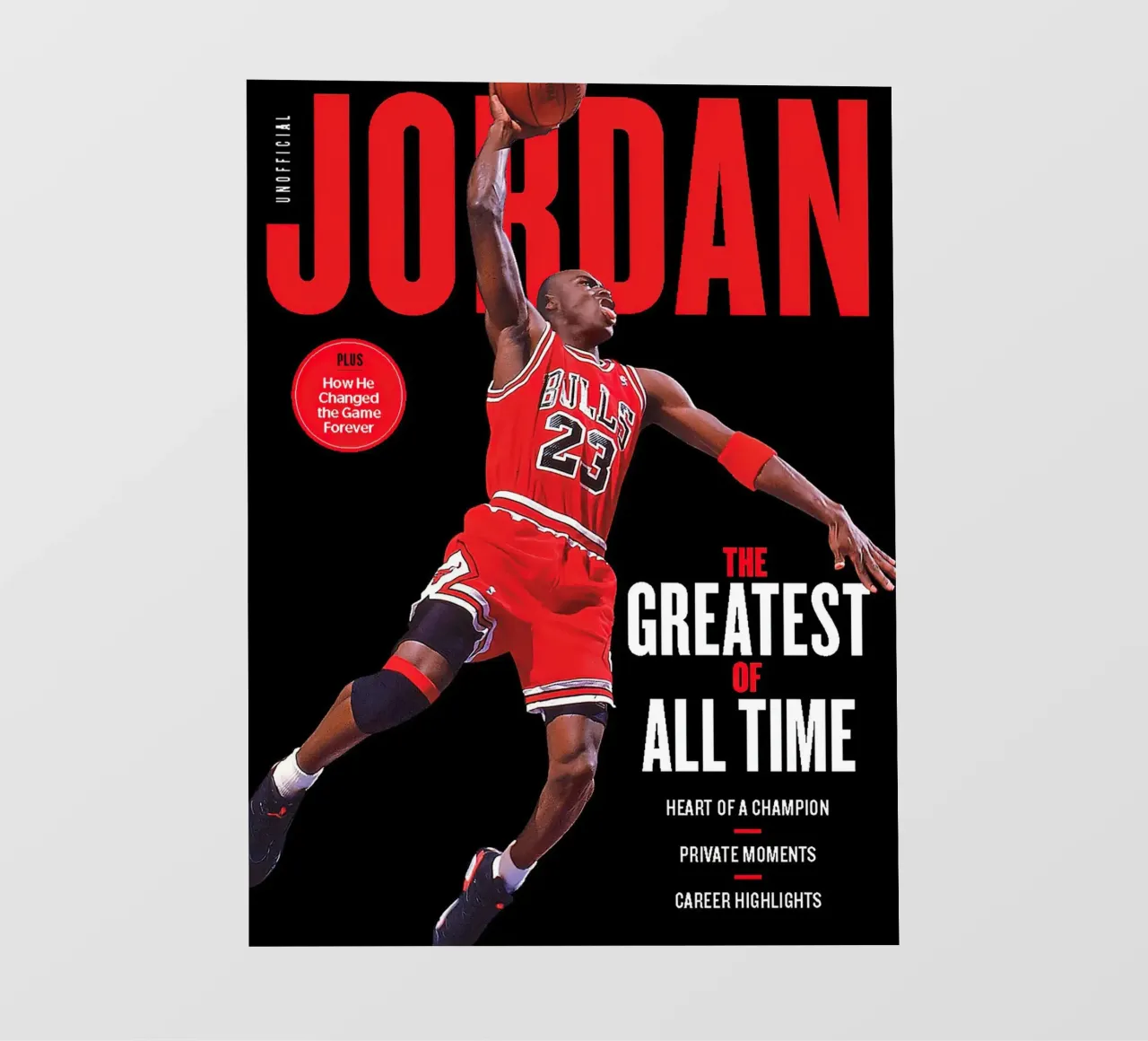I grandi di tutti i tempi pellicola backlit da Jordan shop