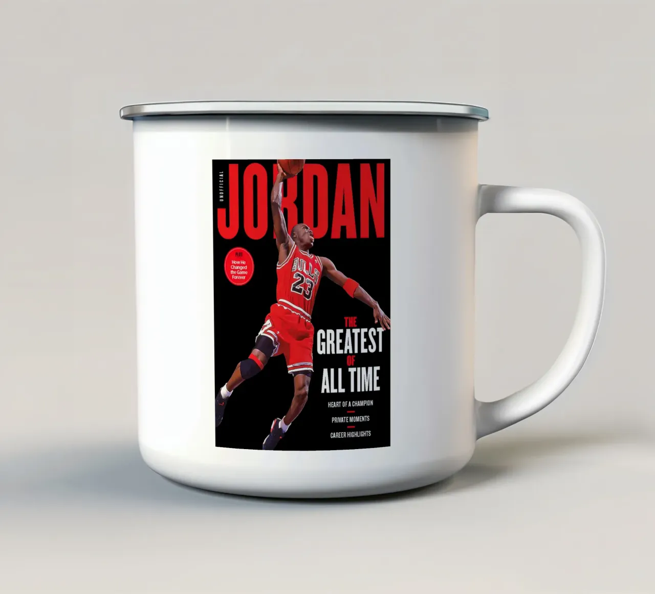 I grandi di tutti i tempi tazza in smalto da Jordan shop