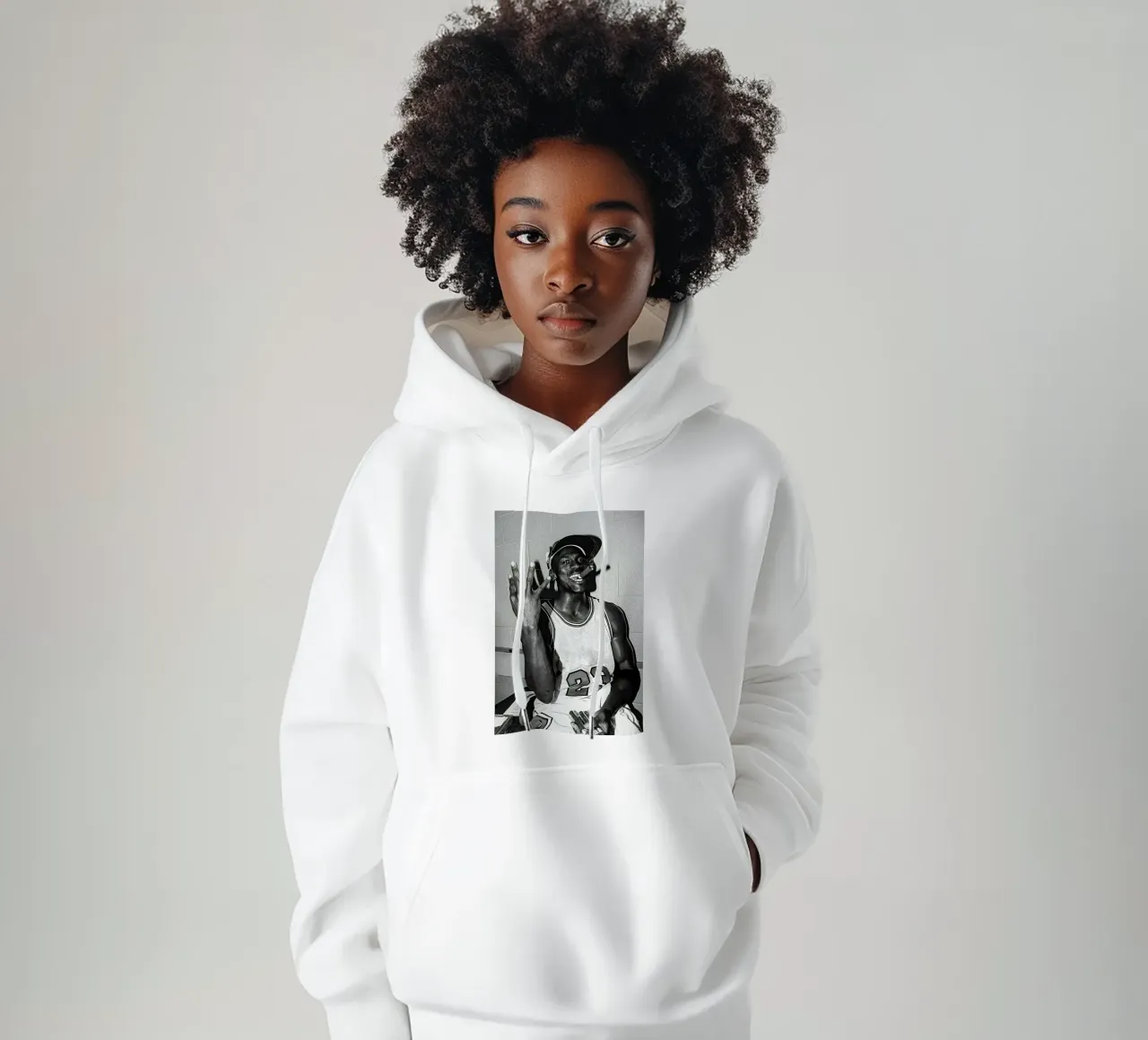Michael Jordan d'epoca felpa con cappuccio da Jordan shop