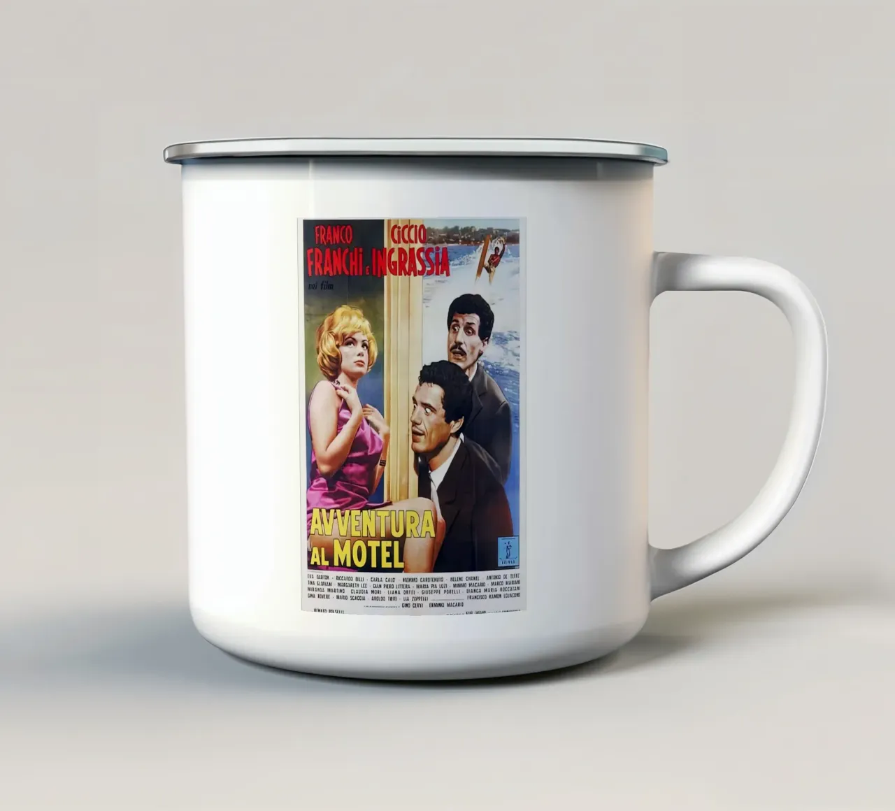 avventura al motel tazza in smalto da Jordan shop