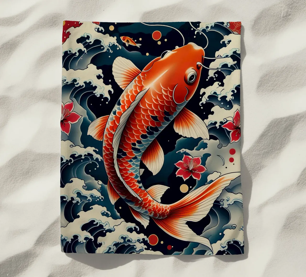 koi fish Japanese telo mare da Jeff Studio