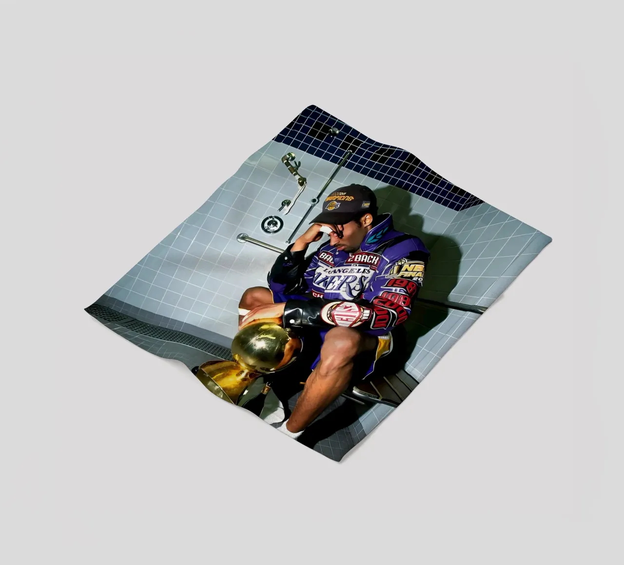 Kobe weint Fleecedecke von FAKE ARTWORK STORE