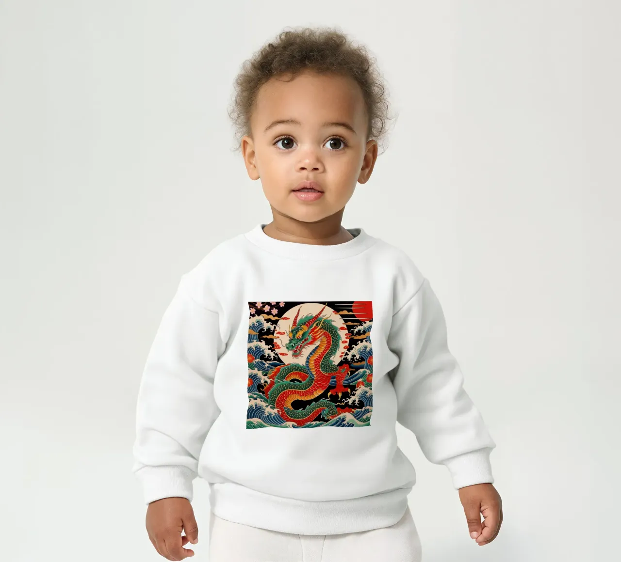Dragon Waves Japanese felpa neonato da Jeff Studio