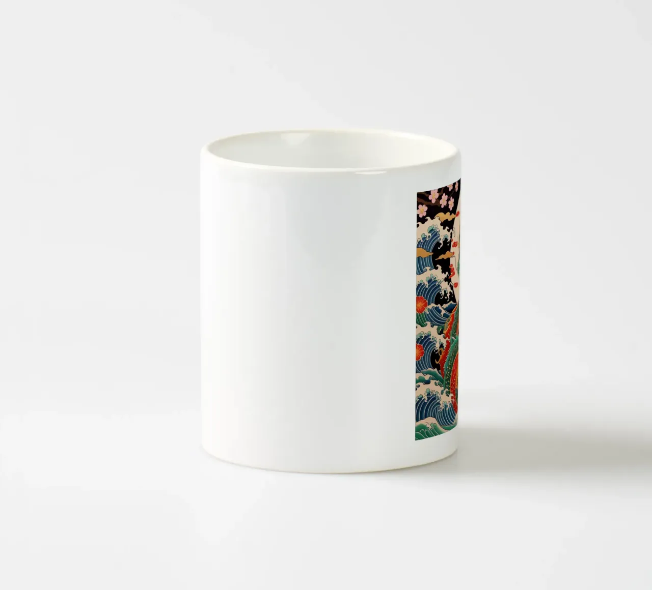 Dragon Waves Japanese tazza in ceramica da Jeff Studio