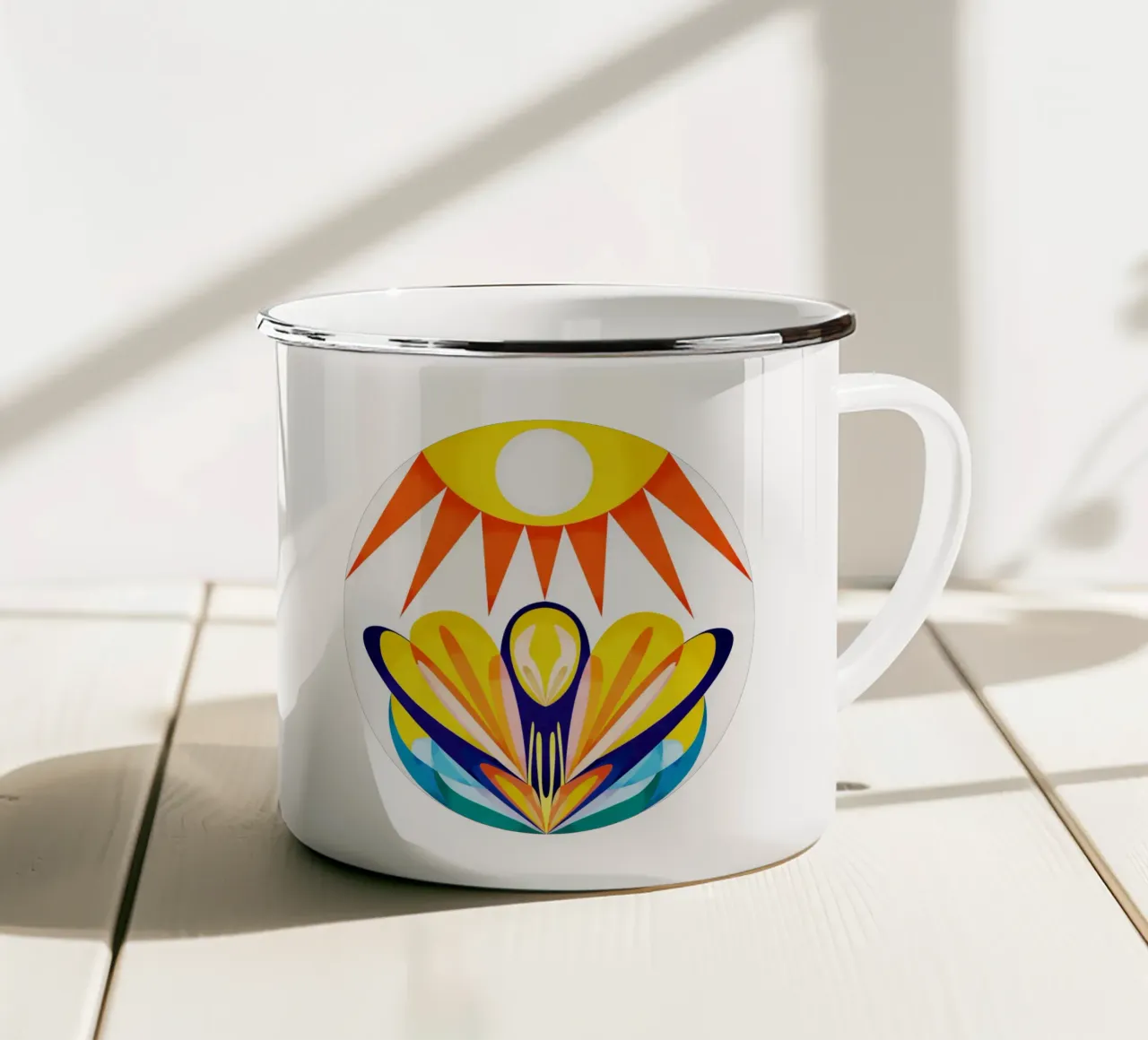 Chiarezza tazza in smalto da lovely lines