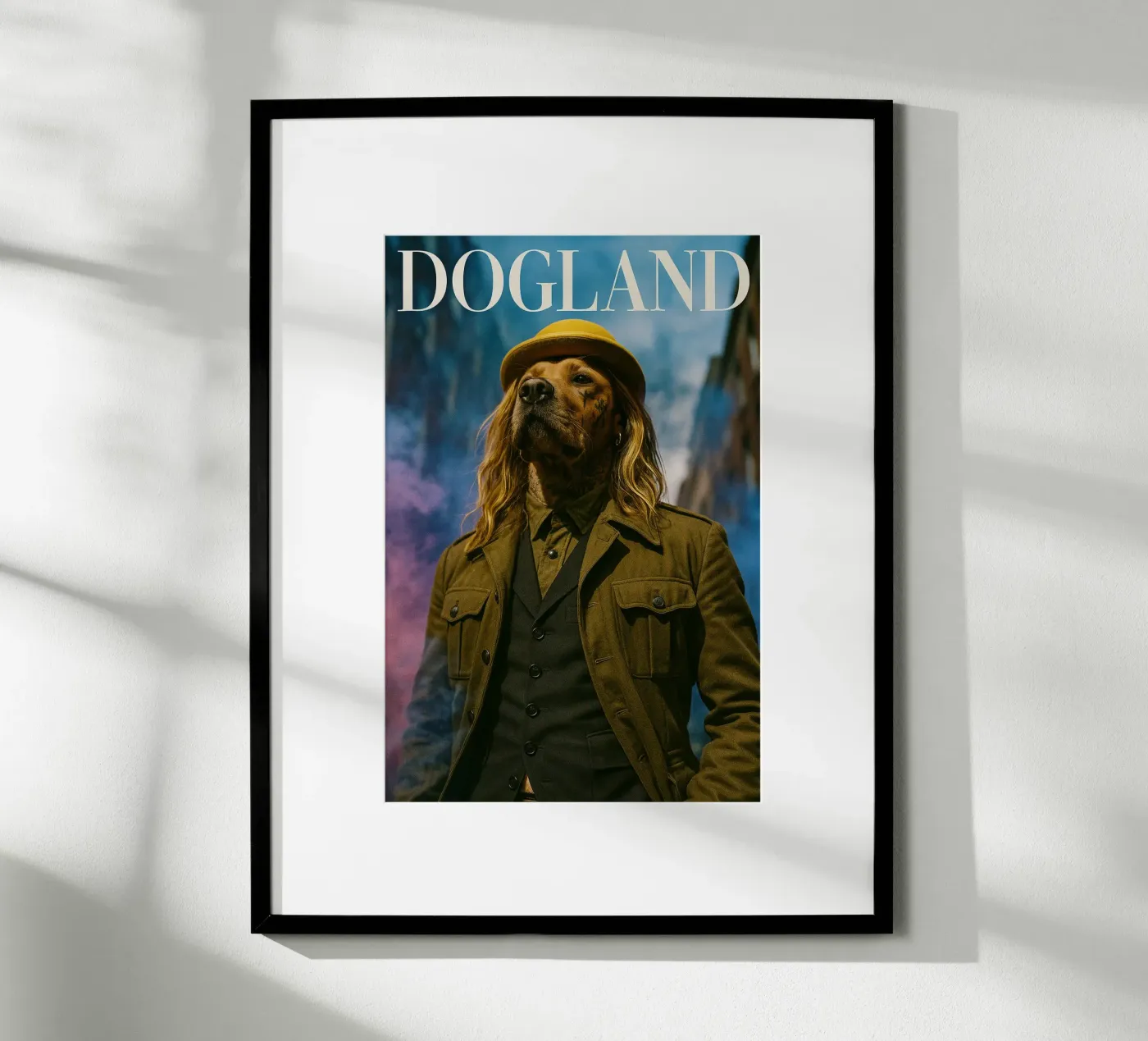 Elia poster van Affiches Chien Originales – Dogland