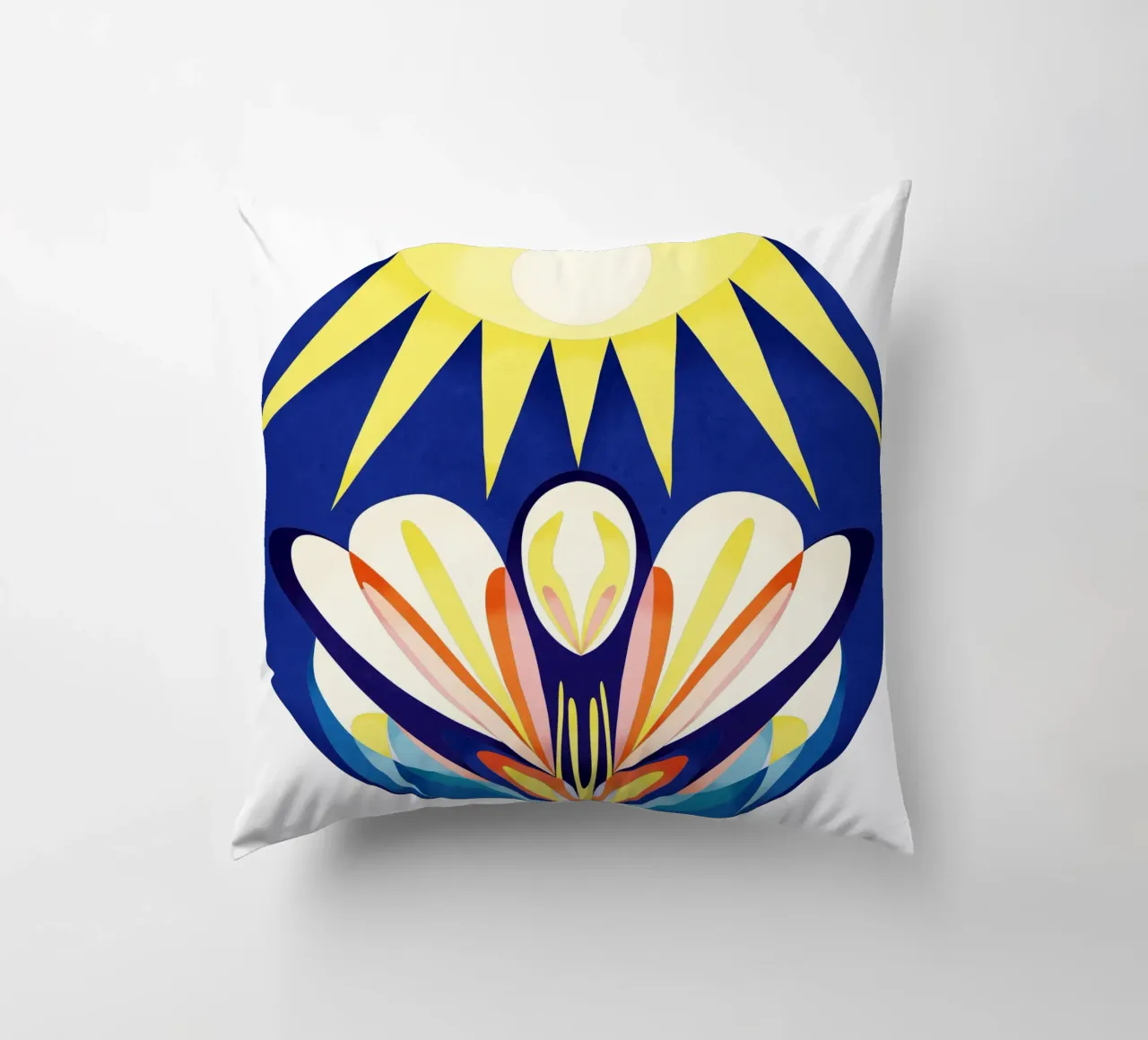Chiarezza blu cuscino da lovely lines