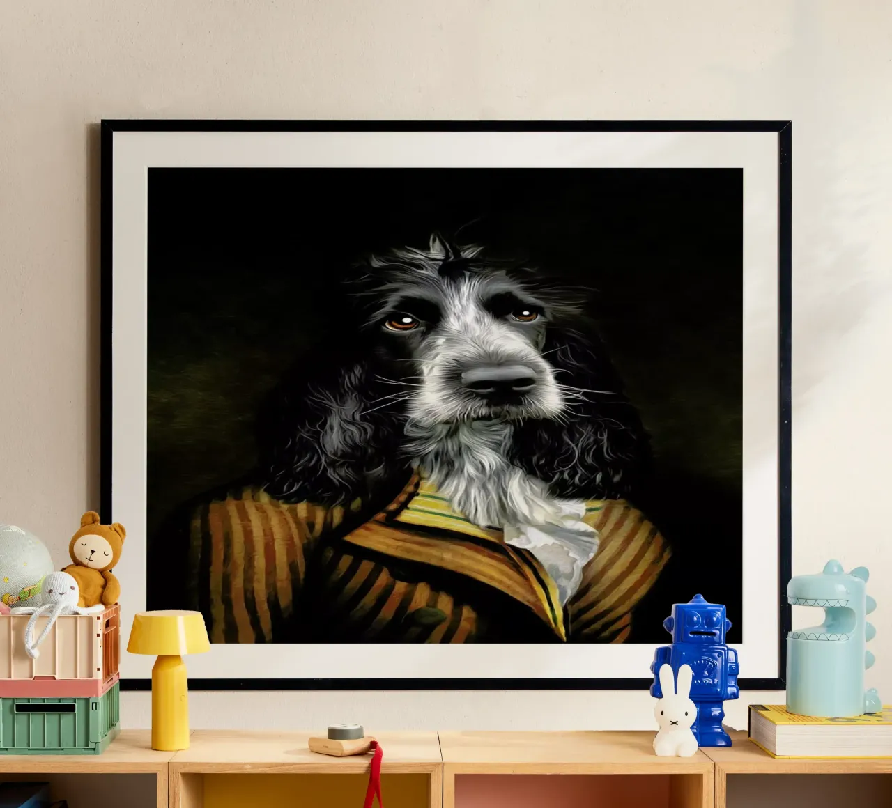 Charly poster con telaio in plastica da Tein Lucasson