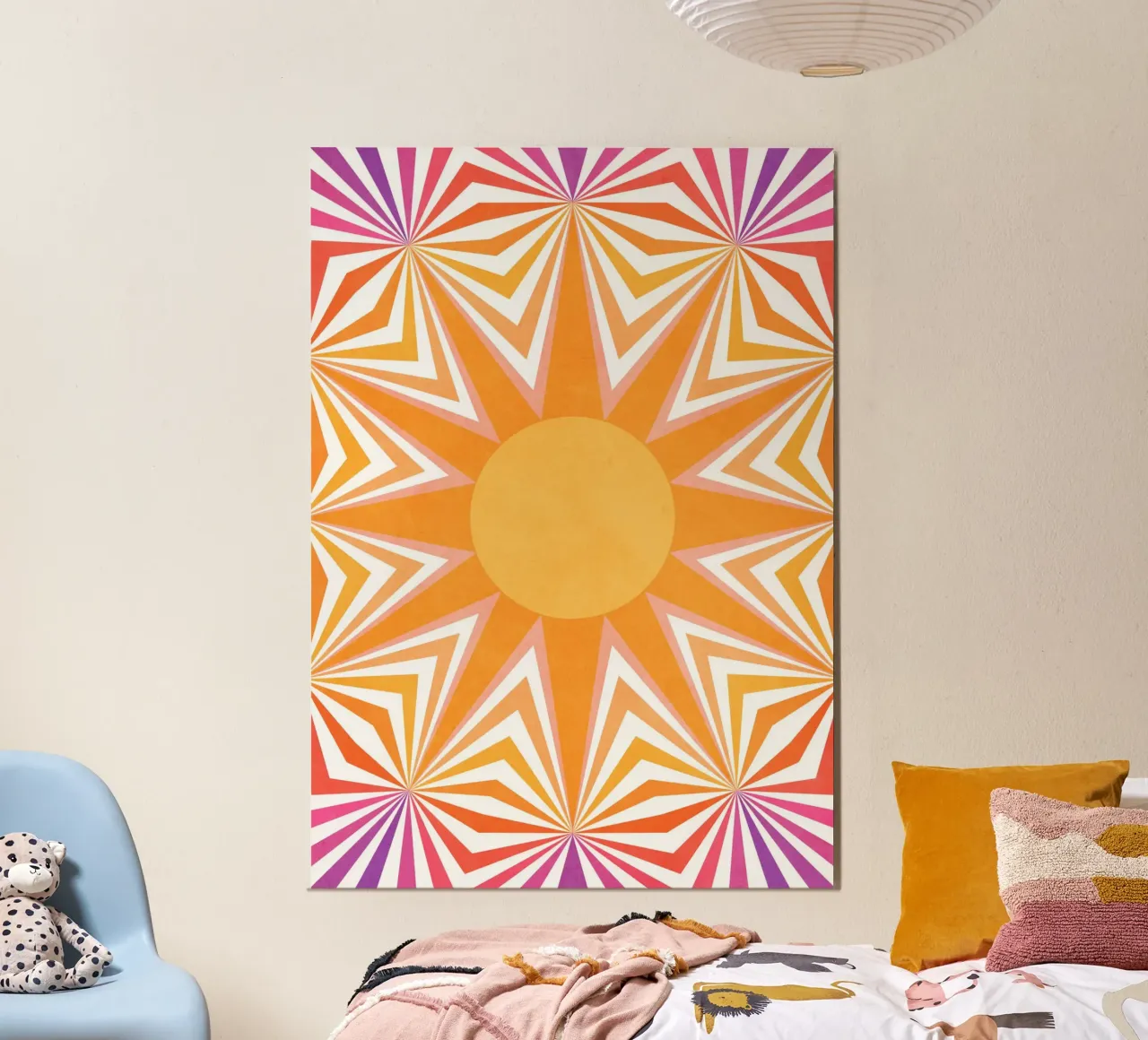 Il Sole poster con telaio in alluminio da lovely lines