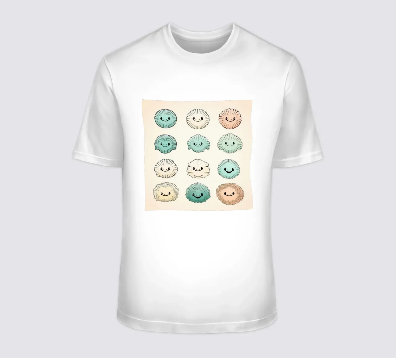 Retro Sint-Jakobsschelp t-shirt van Funny Animals