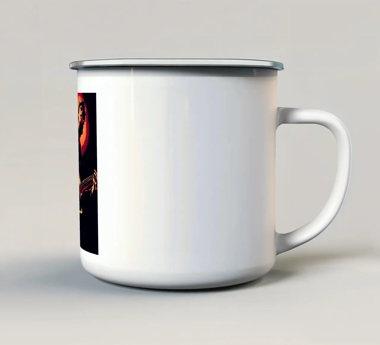 billie joe armstrong arte tazza in smalto da music soul