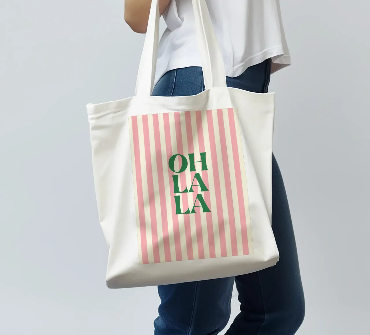 Oh La La tote bag by Attaboy Dsgn
