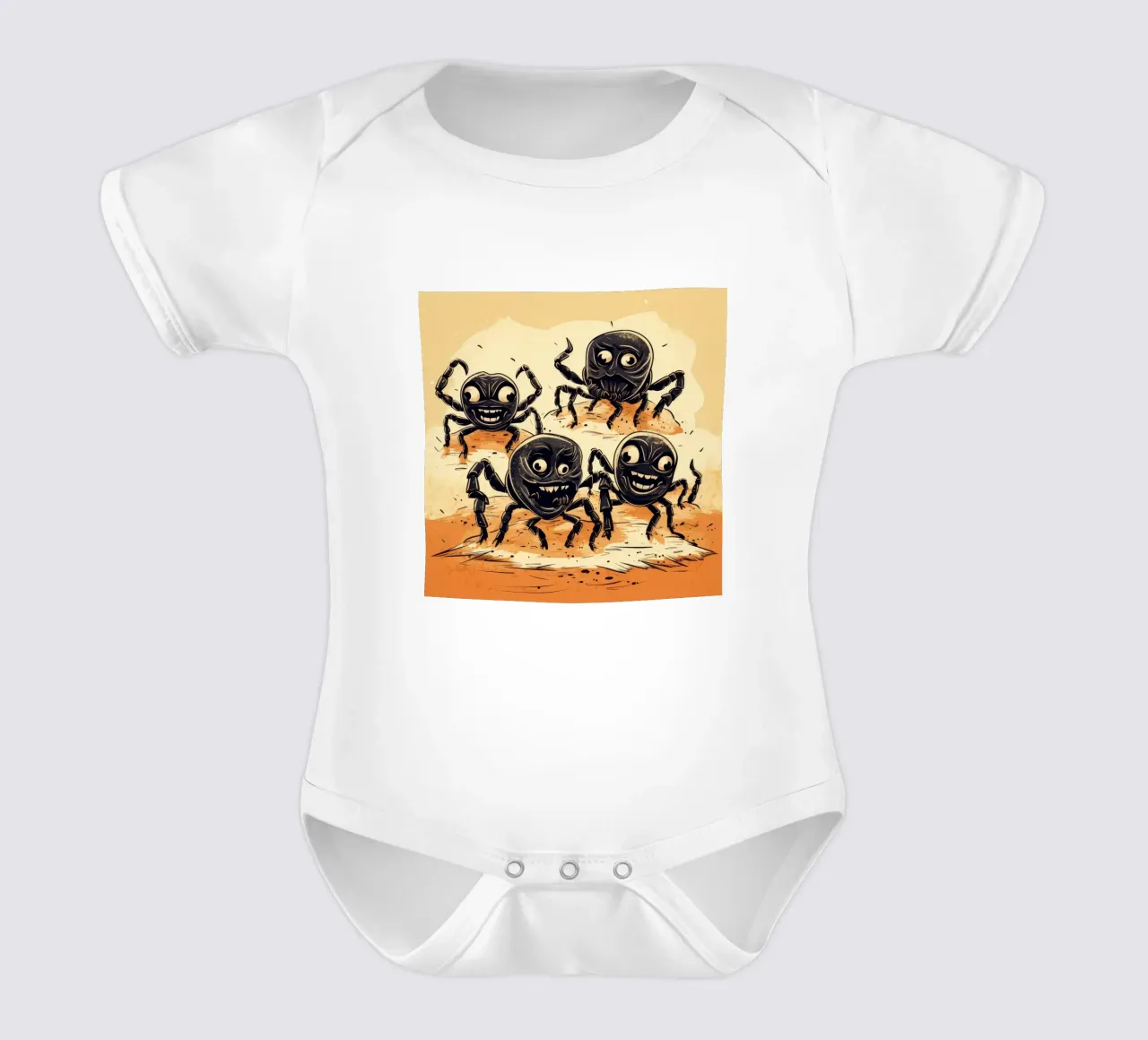 Retro Scorpion Gang body neonato maniche corte da Funny Animals