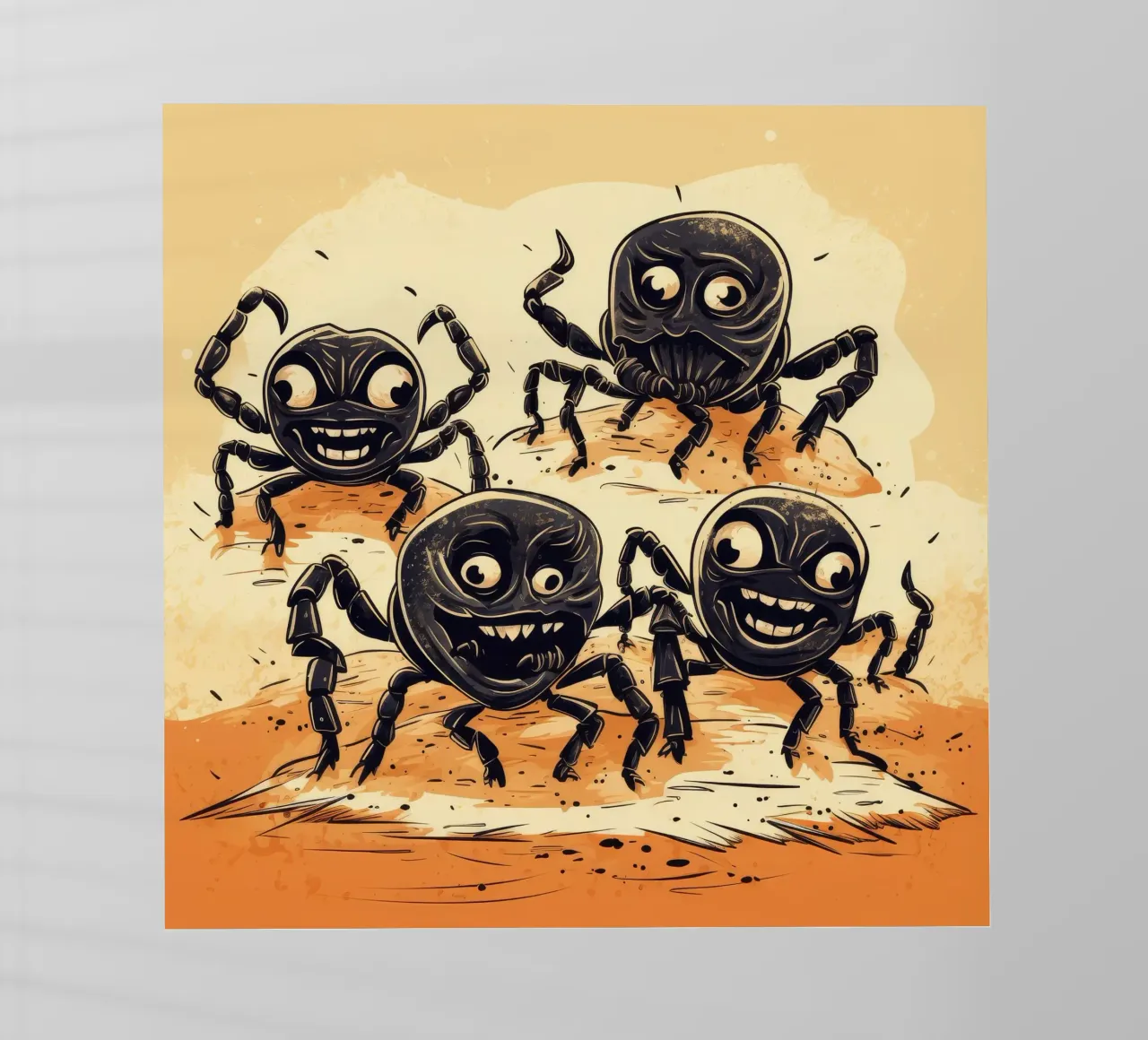 Retro Scorpion Gang pellicola backlit da Funny Animals