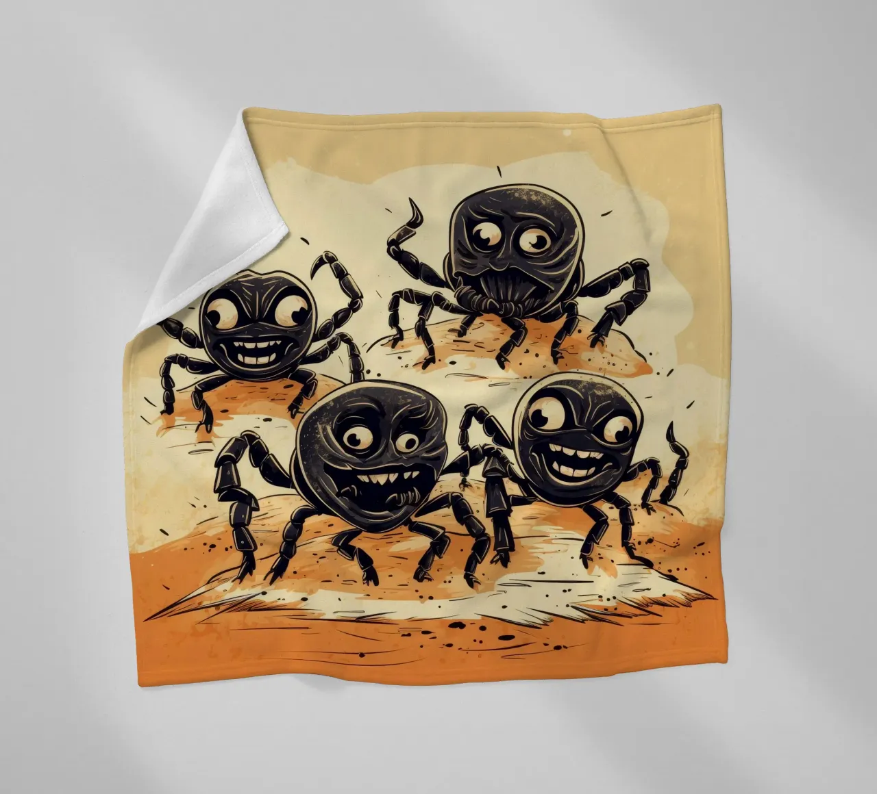 Retro Scorpion Gang coperta in pile da Funny Animals