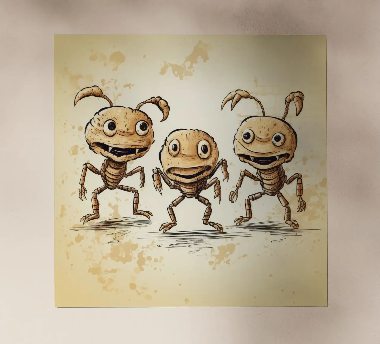 Retro Scorpion Gang pellicola backlit da Funny Animals
