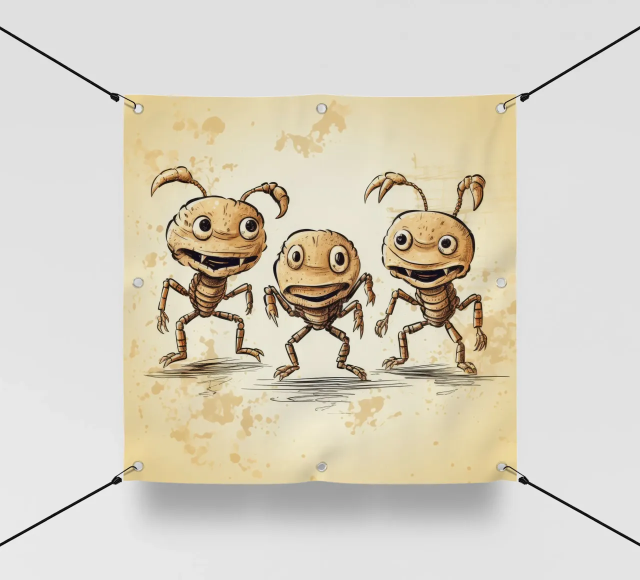 Retro Scorpion Gang telo in pvc da Funny Animals