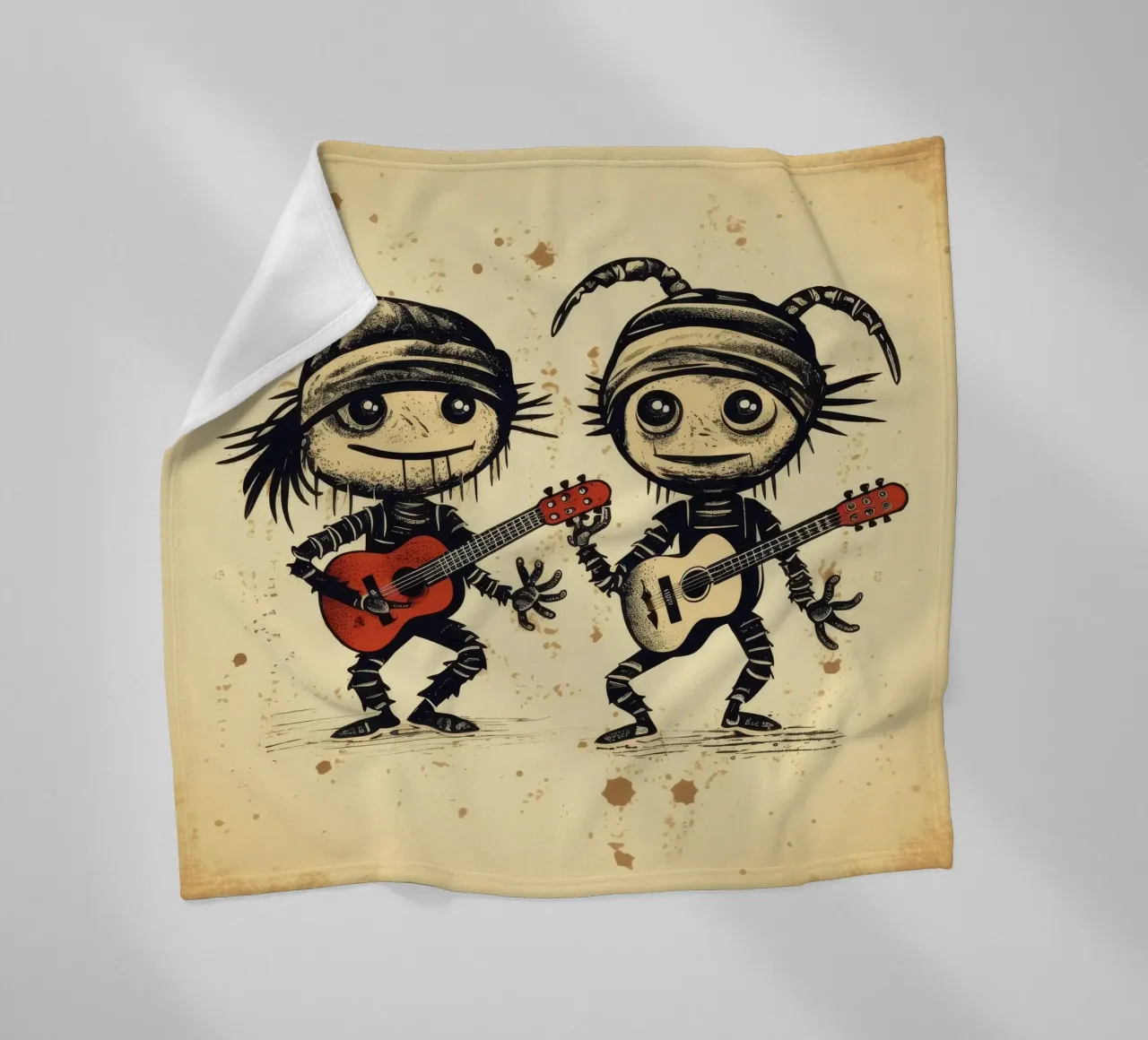 Retro Scorpion Duo coperta in pile da Funny Animals