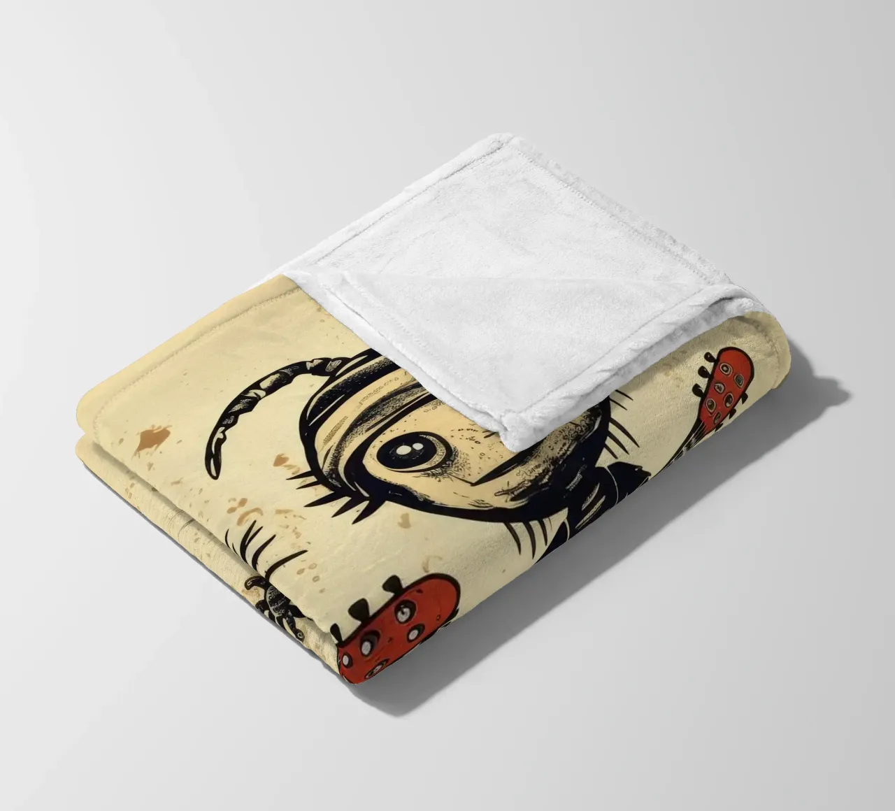 Retro Scorpion Duo coperta in pile da Funny Animals