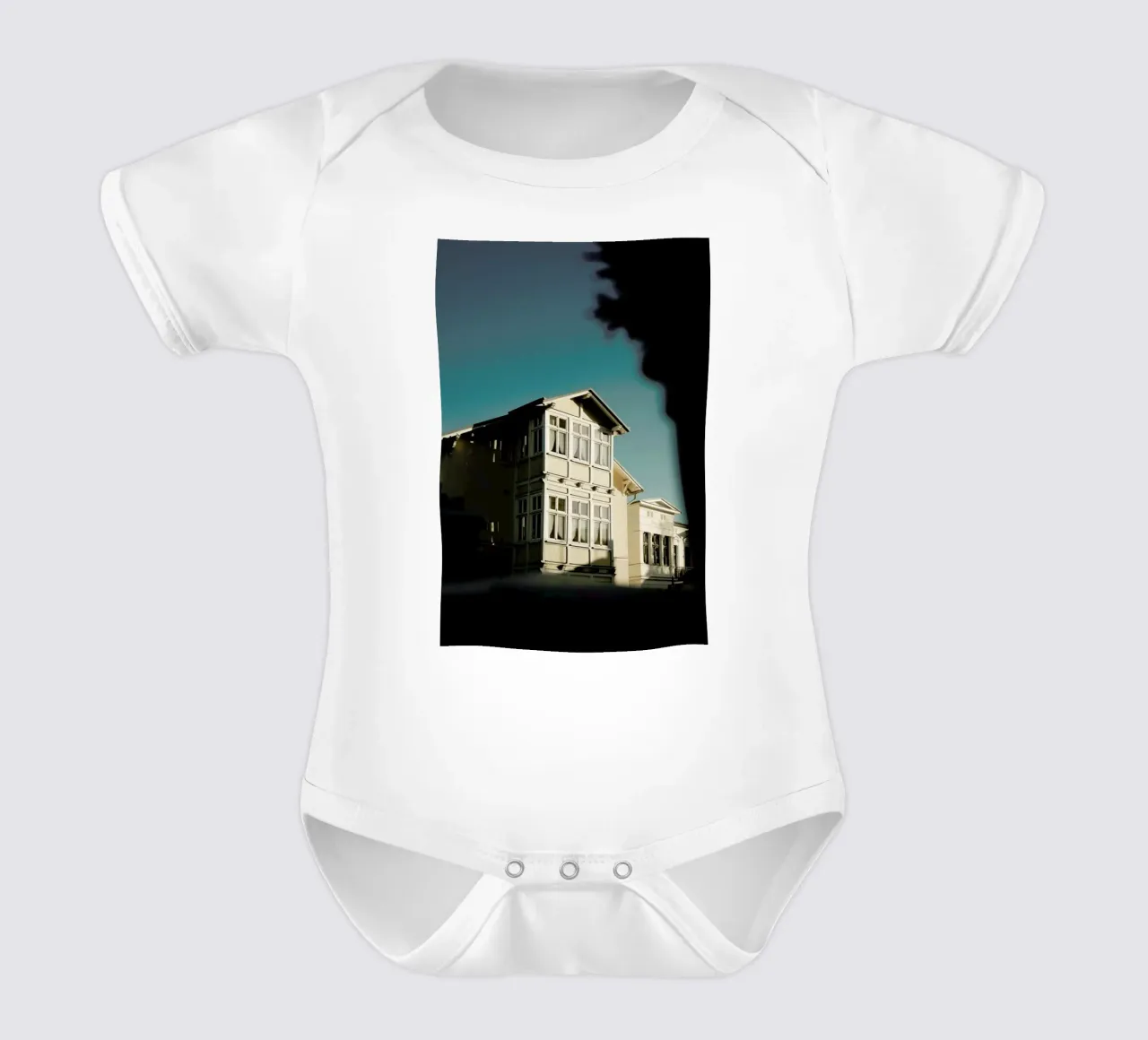 The Hidden House body neonato maniche corte da Sebastian Hilgetag