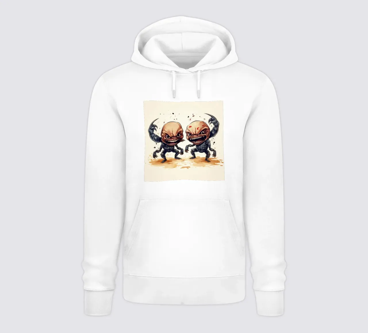 Retro Scorpion Duo felpa con cappuccio da Funny Animals