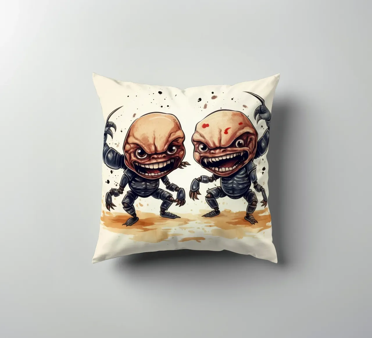 Retro Scorpion Duo cuscino da Funny Animals