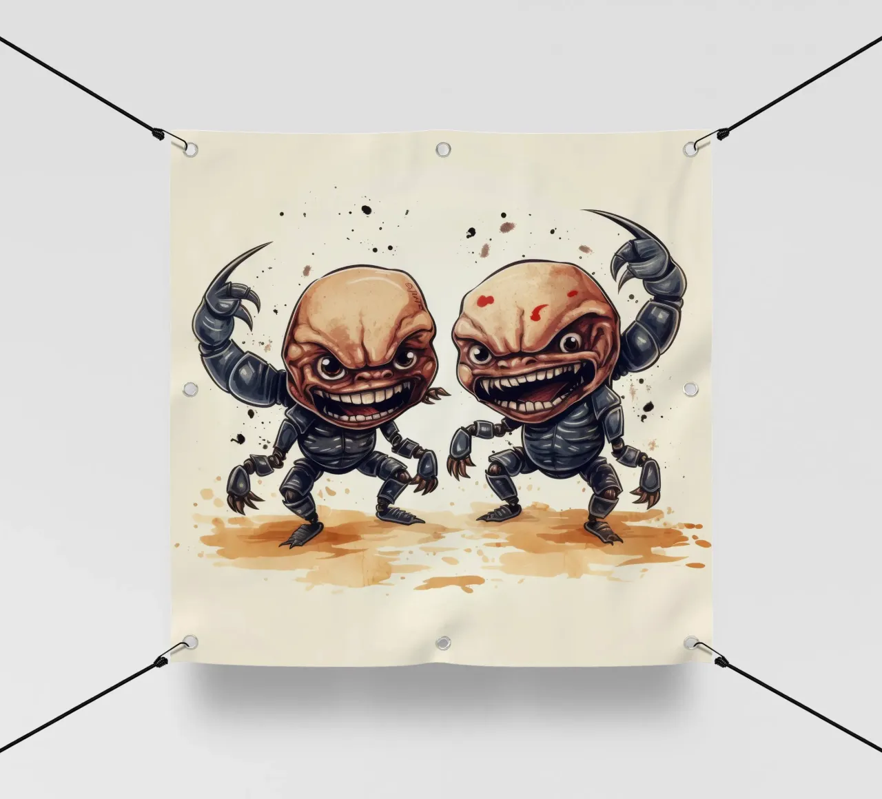 Retro Scorpion Duo telo in pvc da Funny Animals