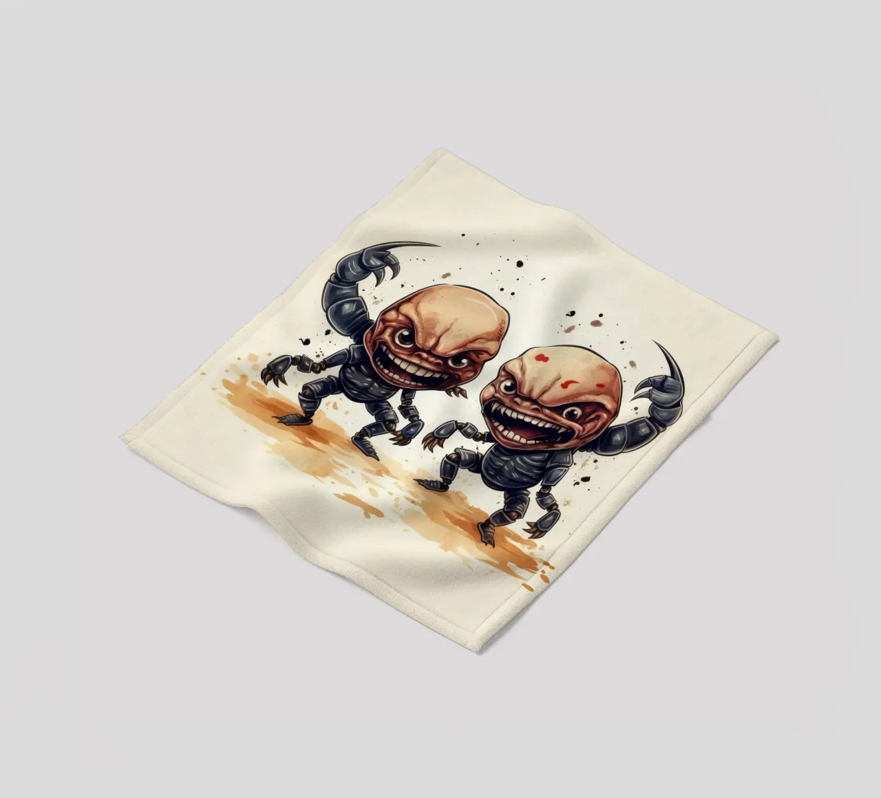 Retro Scorpion Duo coperta in pile da Funny Animals