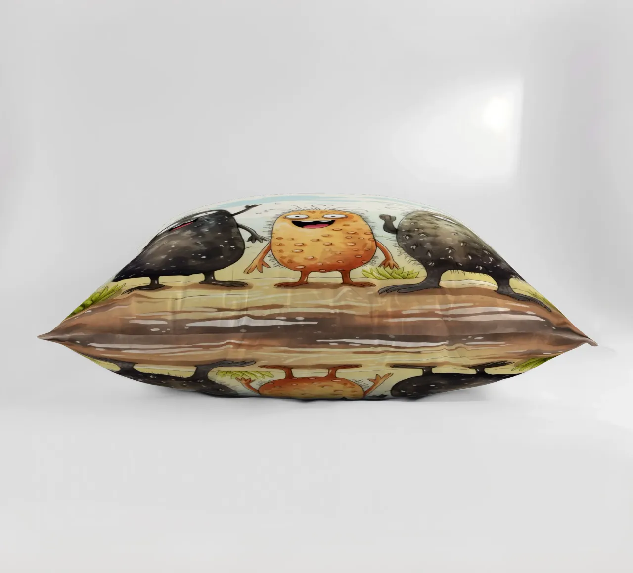 Gang di cetrioli di mare retrò cuscino da Funny Animals