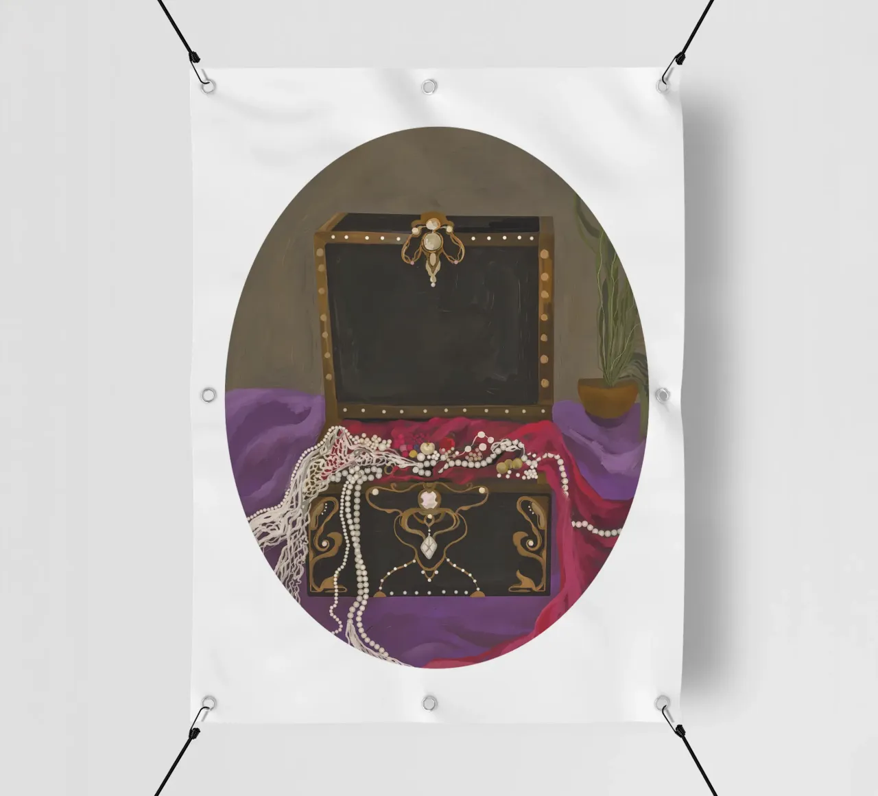 Fantasy gothic jewelleries box telo in pvc da mysteriouscoco