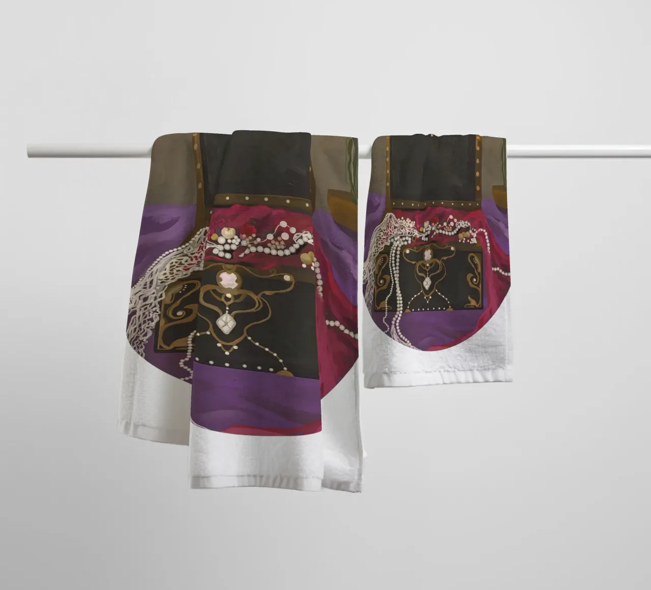 Fantasy gothic jewelleries box asciugamano da bagno da mysteriouscoco