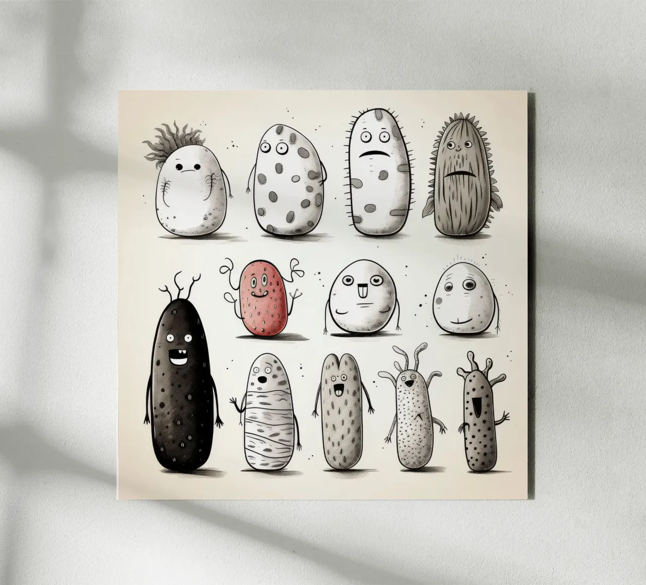 Retro Sea Cucumber Gang forex plate by Funny Animals
