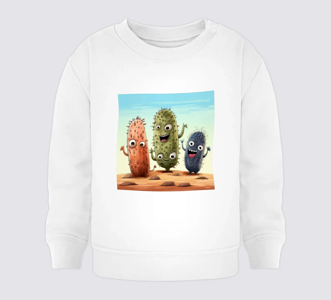 Gang di cetrioli di mare retrò felpa neonato da Funny Animals